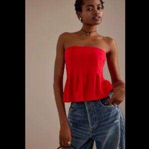 Brand New Maeve Fontana Flared Tube Top